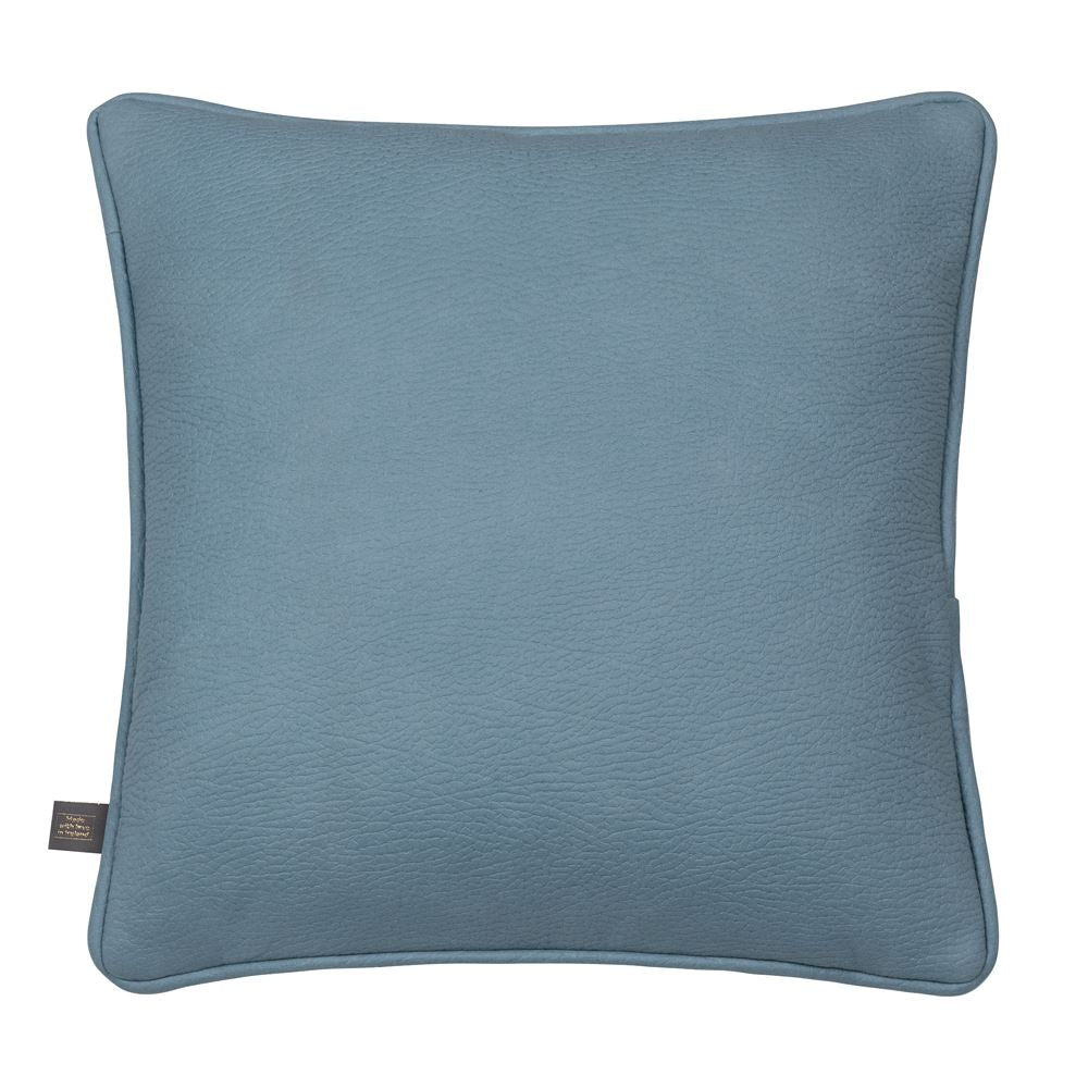 Scatter Box Chloe Vegan Leather Textured Feather Filled Piped Edge Cushion