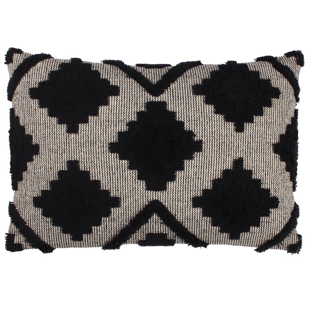 Furn Lamar Tufted Geometric Cotton Rich Cushion Cover