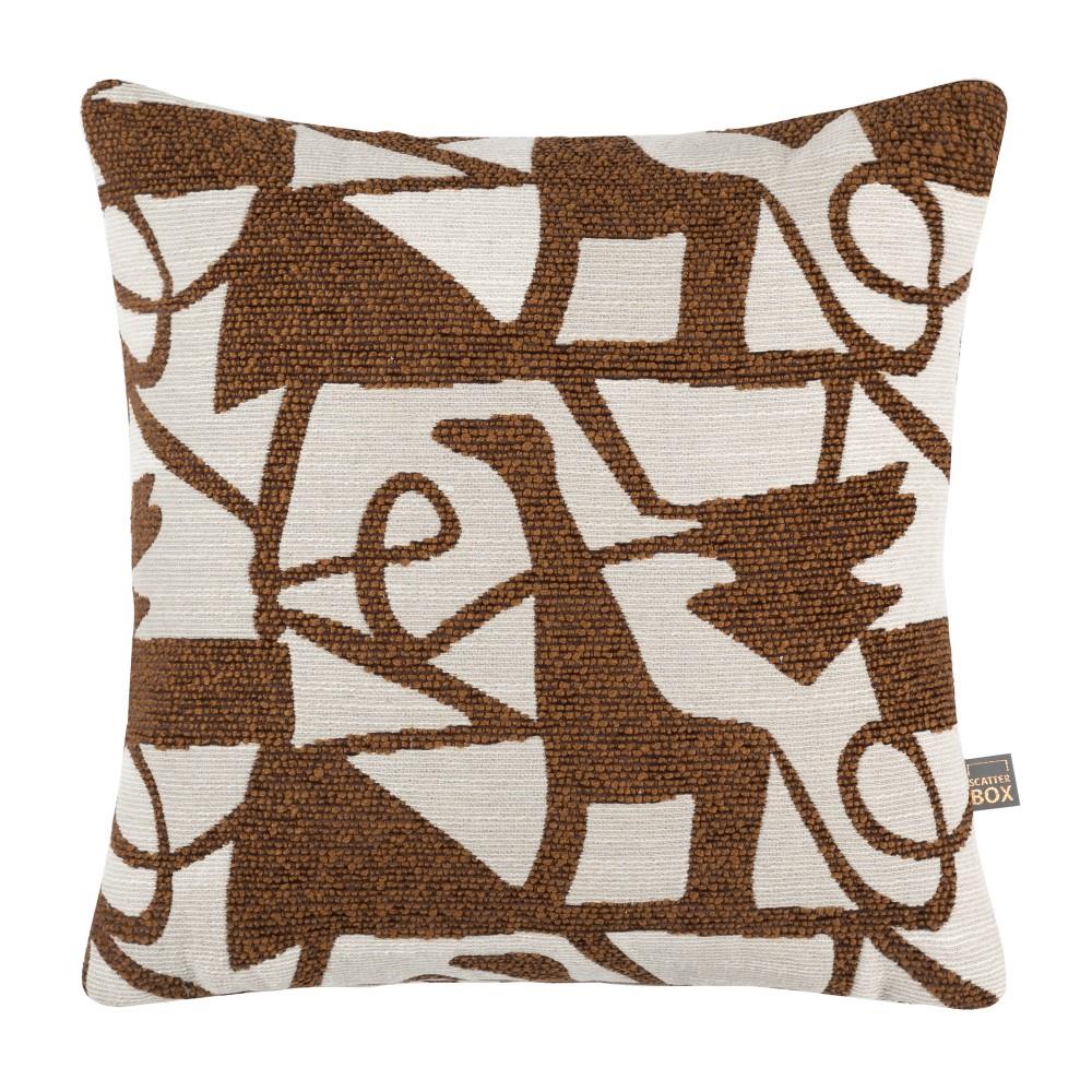 Scatter Box Henri Abstract Jacquard Feather Filled Cushion