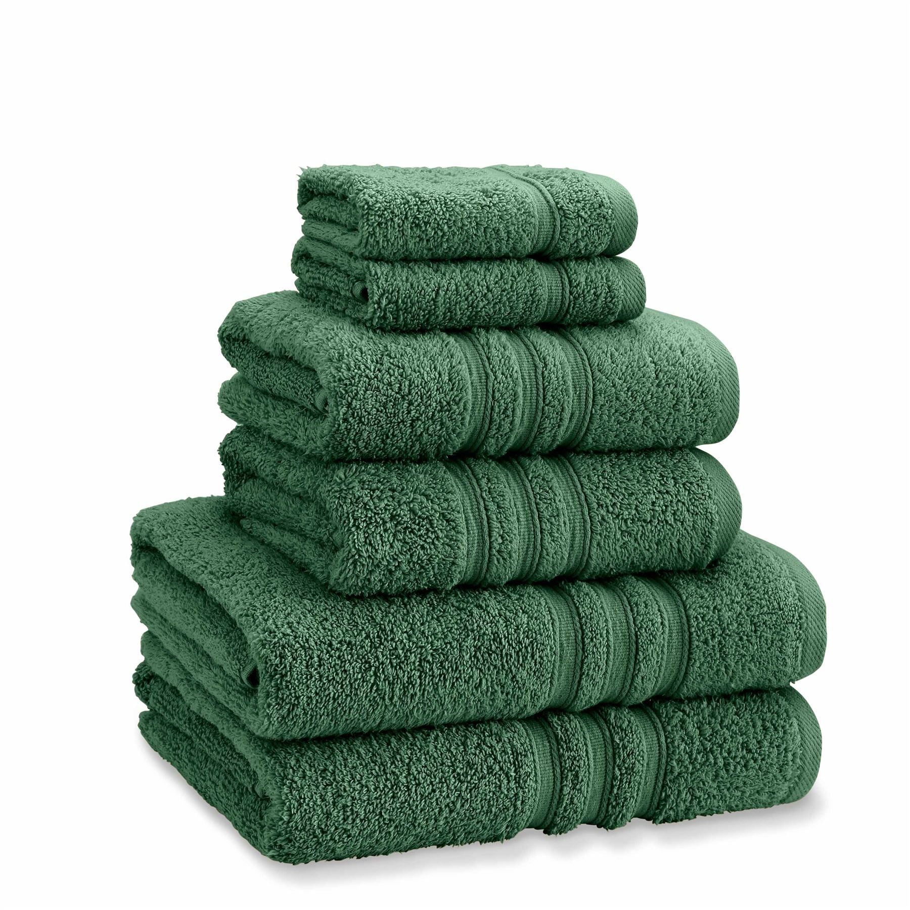 Catherine Lansfield Zero Twist 100% Micro Yarn Cotton 6 Piece Towel Bale