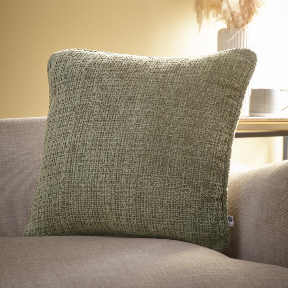 Appletree Loft Alba Woven Textured Chenille Filled Cushion