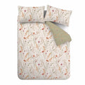 Catherine Lansfield Grasmere Floral Print 100% Brushed Cotton Reversible Duvet Cover Set