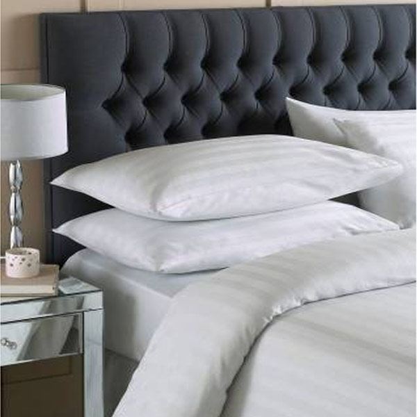 Linens Limited Blenheim Satin Stripe 100% Cotton 200 Thread Count Duvet Cover & Pillow Case Set