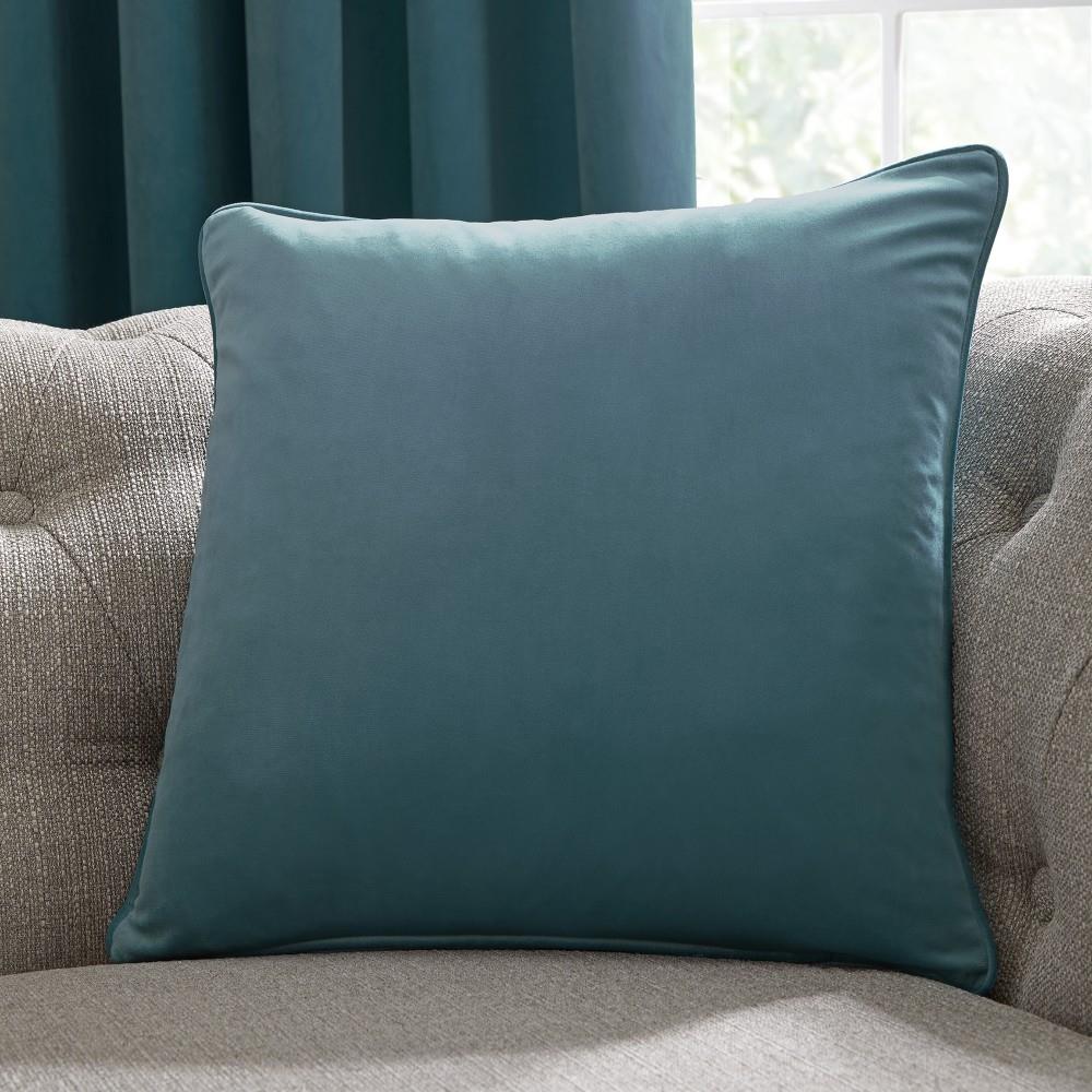 Laurence Llewelyn Bowen Montrose Velvet Piped Edge Filled Cushion