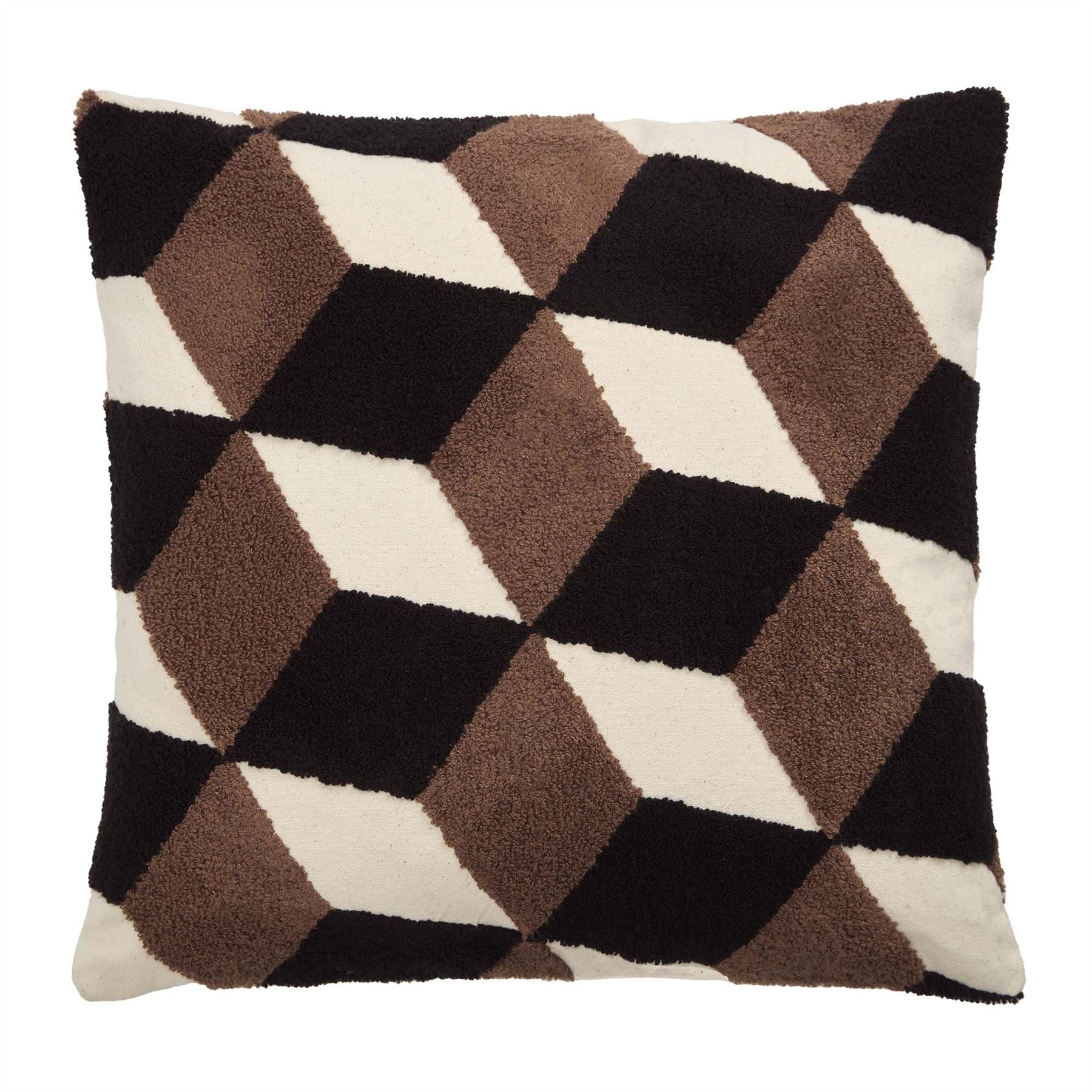 Appletree Hygge Jett Geometric 100% Cotton Cushion Cover