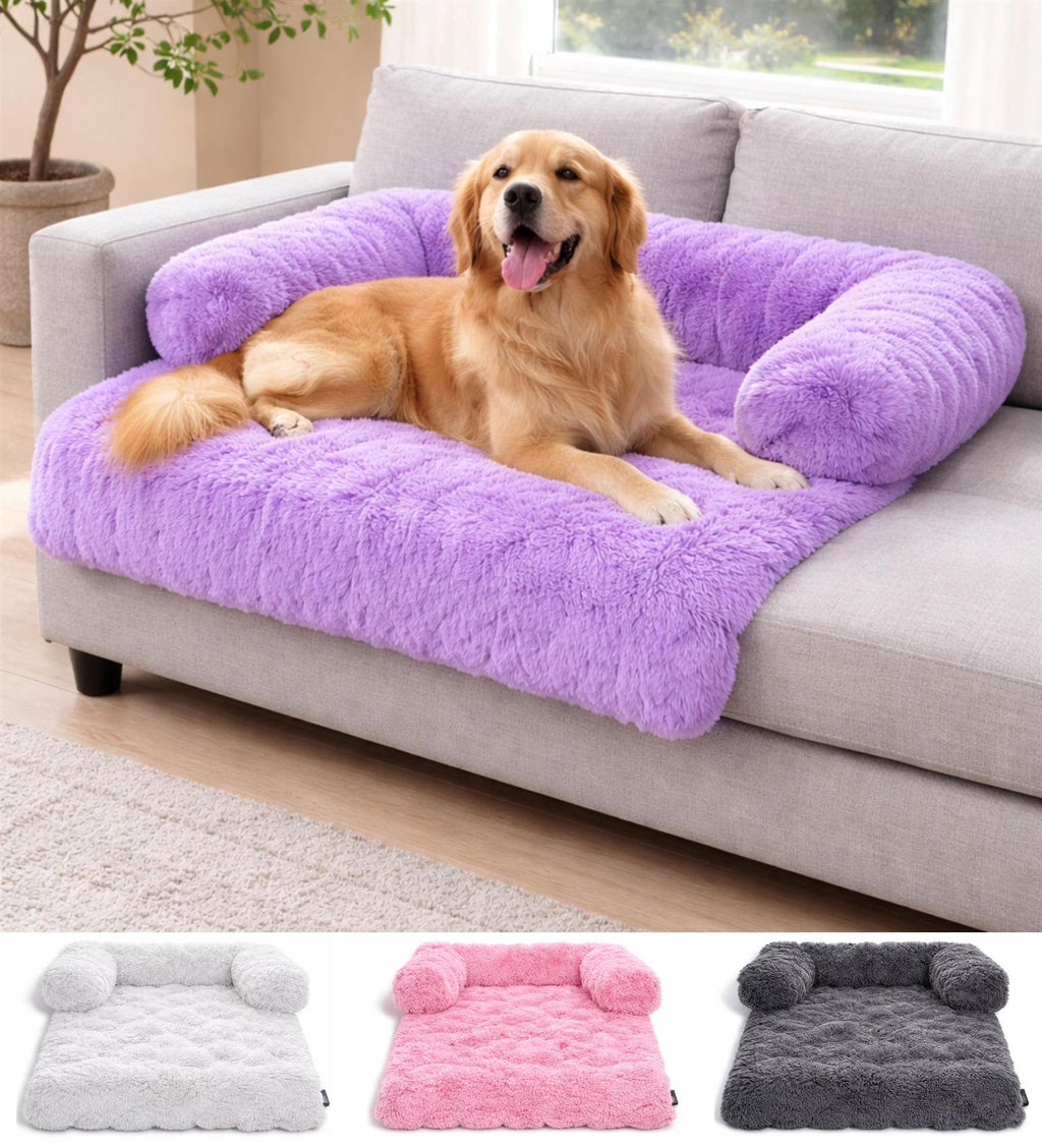 Night Zone Super Soft Plush Square Sofa Pet Bed