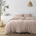 Pineapple Elephant Afra Ties 100% Cotton Muslin Duvet Cover Set