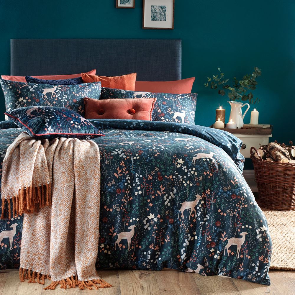 Furn Richmond Woodland Print Duvet Cover Set