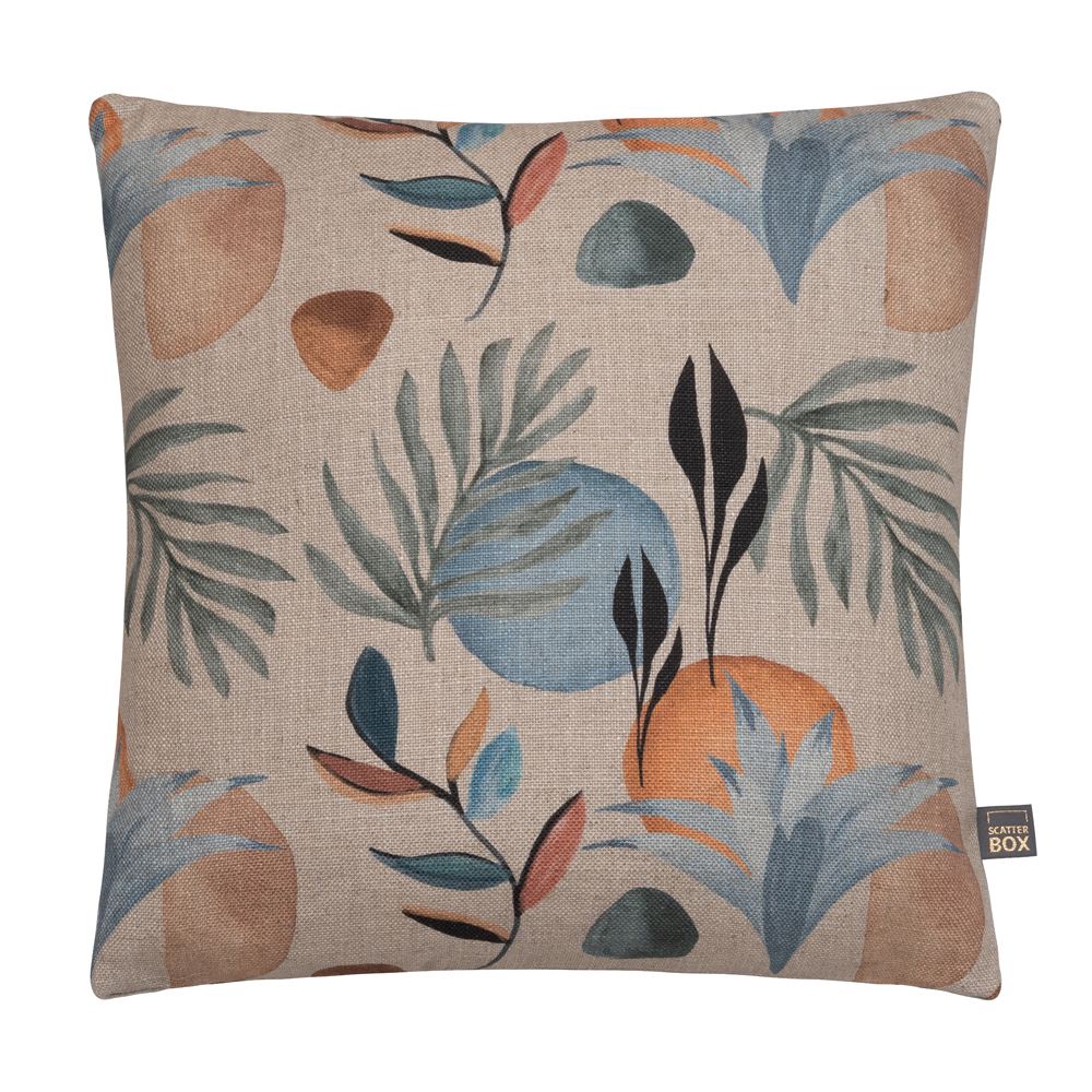 Scatter Box Mid Summer Botanical Woven Feather Filled Cushion