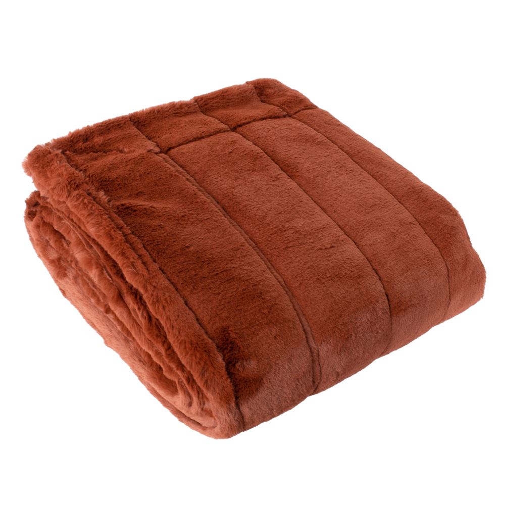 Paoletti Empress Super Soft Faux Fur Throw