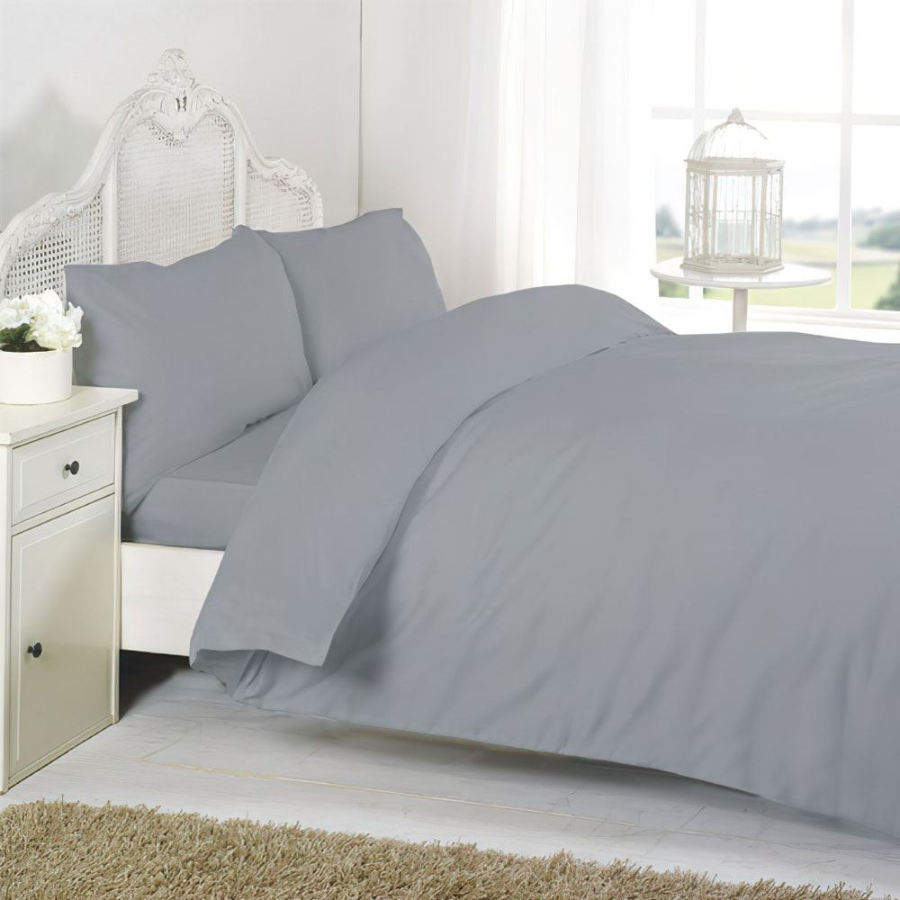 Night Zone 100% Egyptian Cotton 200 Thread Count Duvet Cover Set