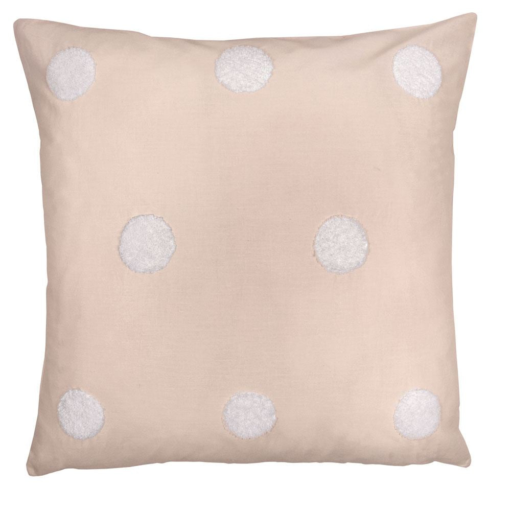 Appletree Signature Dot Garden 100% Cotton Tufted Filled Cushion