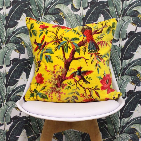 Riva Paoletti Paradise Faux Velvet Cushion Cover, 50 x 50 Cm