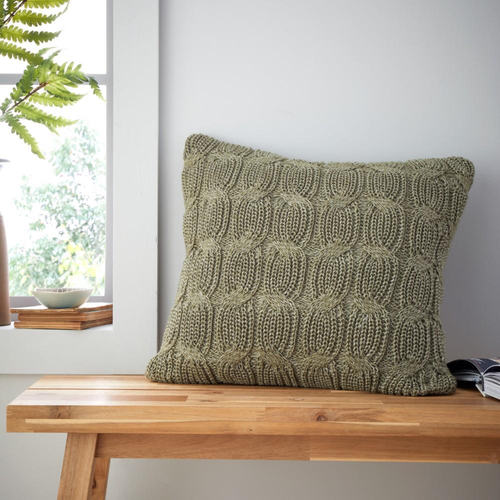 Catherine Lansfield Chunky Marl Knit Cosy 45x45 cm Cushion