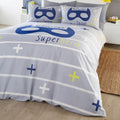 Appletree Kids Superhero 100% Cotton Reversible Duvet Cover Set