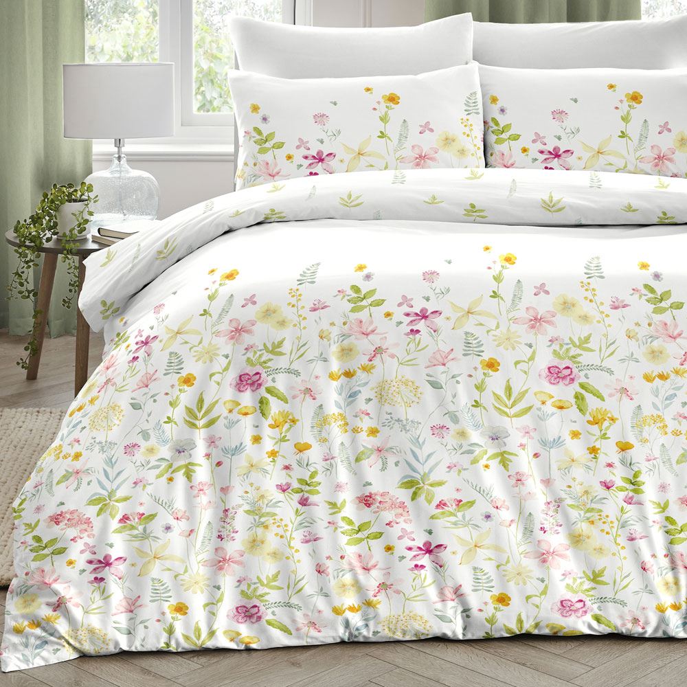 Dreams & Drapes Aimee Floral Reversible Duvet Cover Set