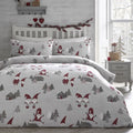 Bedlam Christmas Gonks Skandi Print Easy Care Reversible Duvet Cover Set
