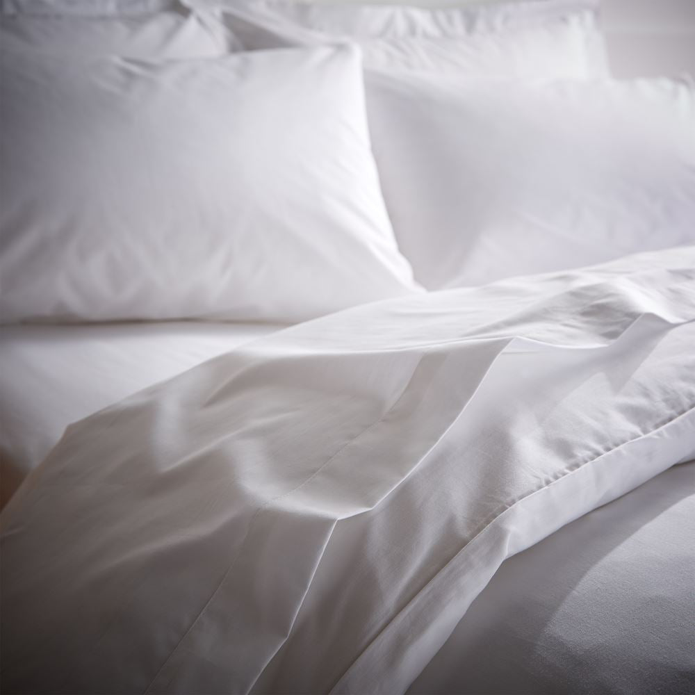 Bianca Tencel Plain Dye Cotton Rich Percale 200 Thread Count Duvet Cover and Pillowcase Set