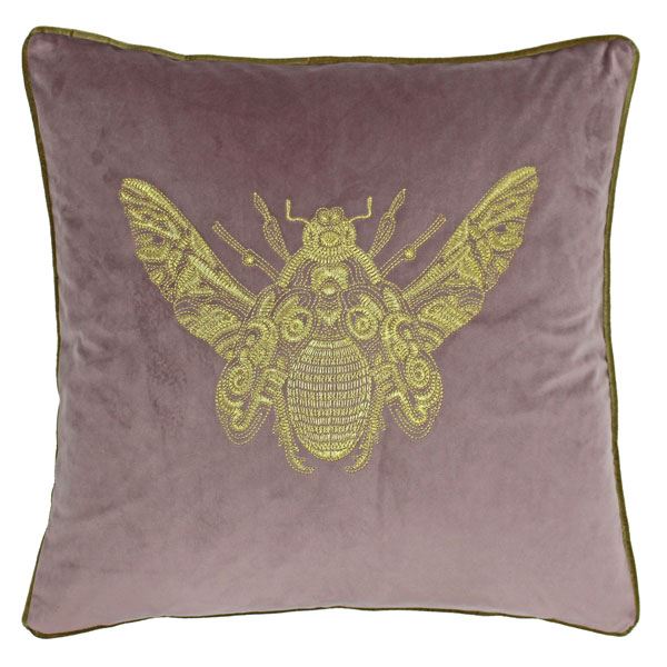 Riva Paoletti Cerana Embroidered Piped Cushion Cover, 50 x 50 Cm
