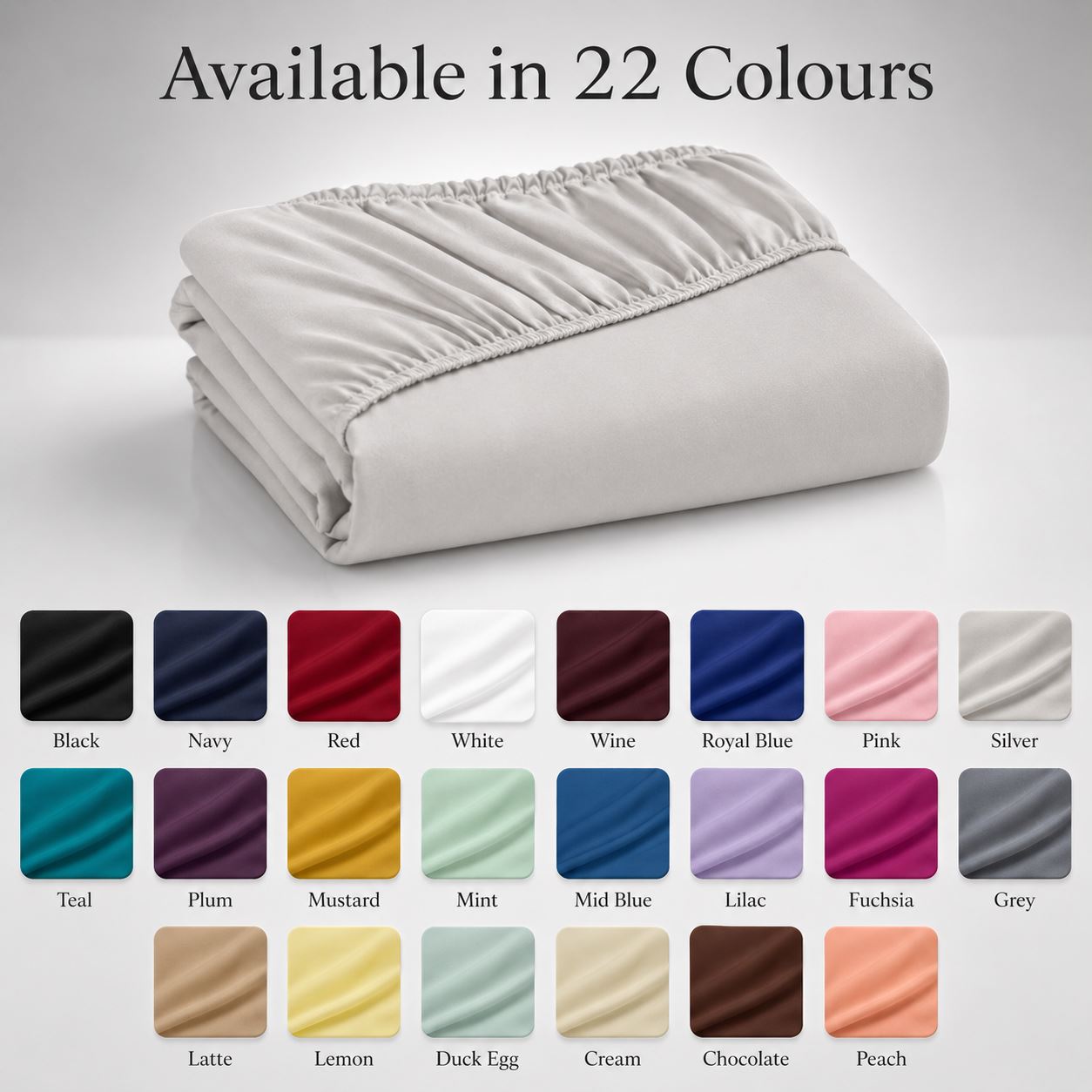 Night Zone Easy-care extra deep fitted sheets