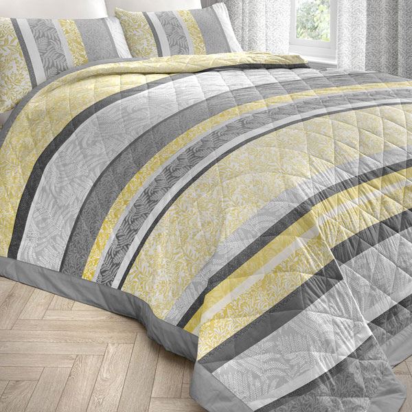 Dreams & Drapes Hanworth Reversible Quilted Bedspread, 195 x 229 Cm