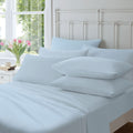 Catherine Lansfield Plain Dyed 100% Brushed Cotton Flannelette Duvet Cover Set