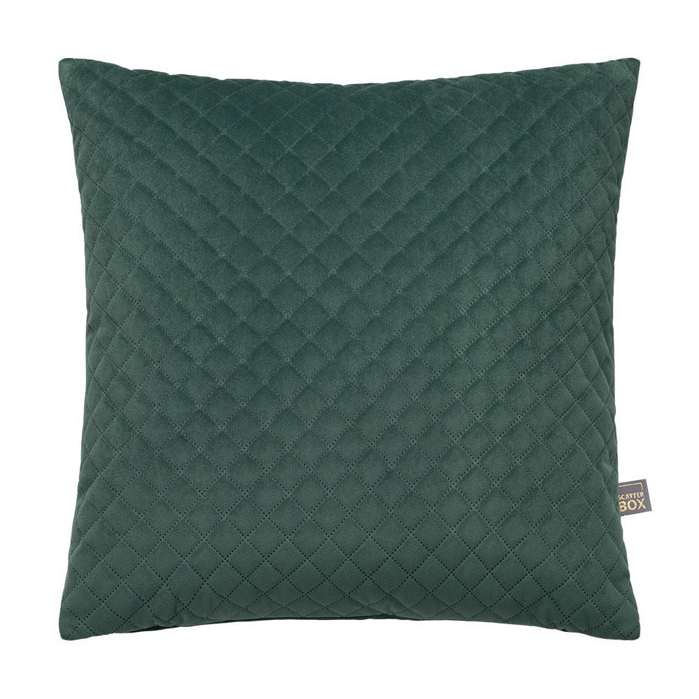 Scatter Box Erin Diamond Geometric Quilted Feather Filled Cushion