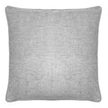 Enhanced Living Savoy Chenille Textured Cushion Cover, Grey, 43 x 43 Cm