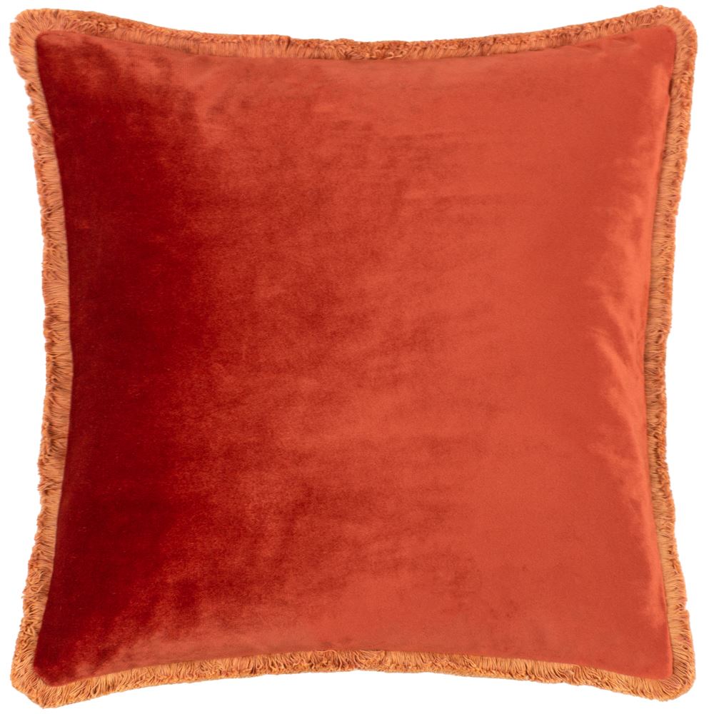 Paoletti Freya Elegance Fringed Cushion Cover