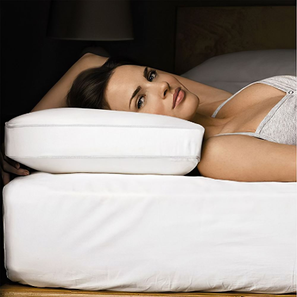 Linens Limited Luxury Square Edge Super Bounce Spiral Fibre Box Pillows