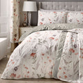 Dreams & Drapes Spring Glade Watercolour Floral Print Easy Care Duvet Cover Set