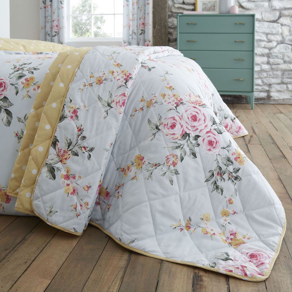 Catherine Lansfield Canterbury Easy Care Quilted Bedspread