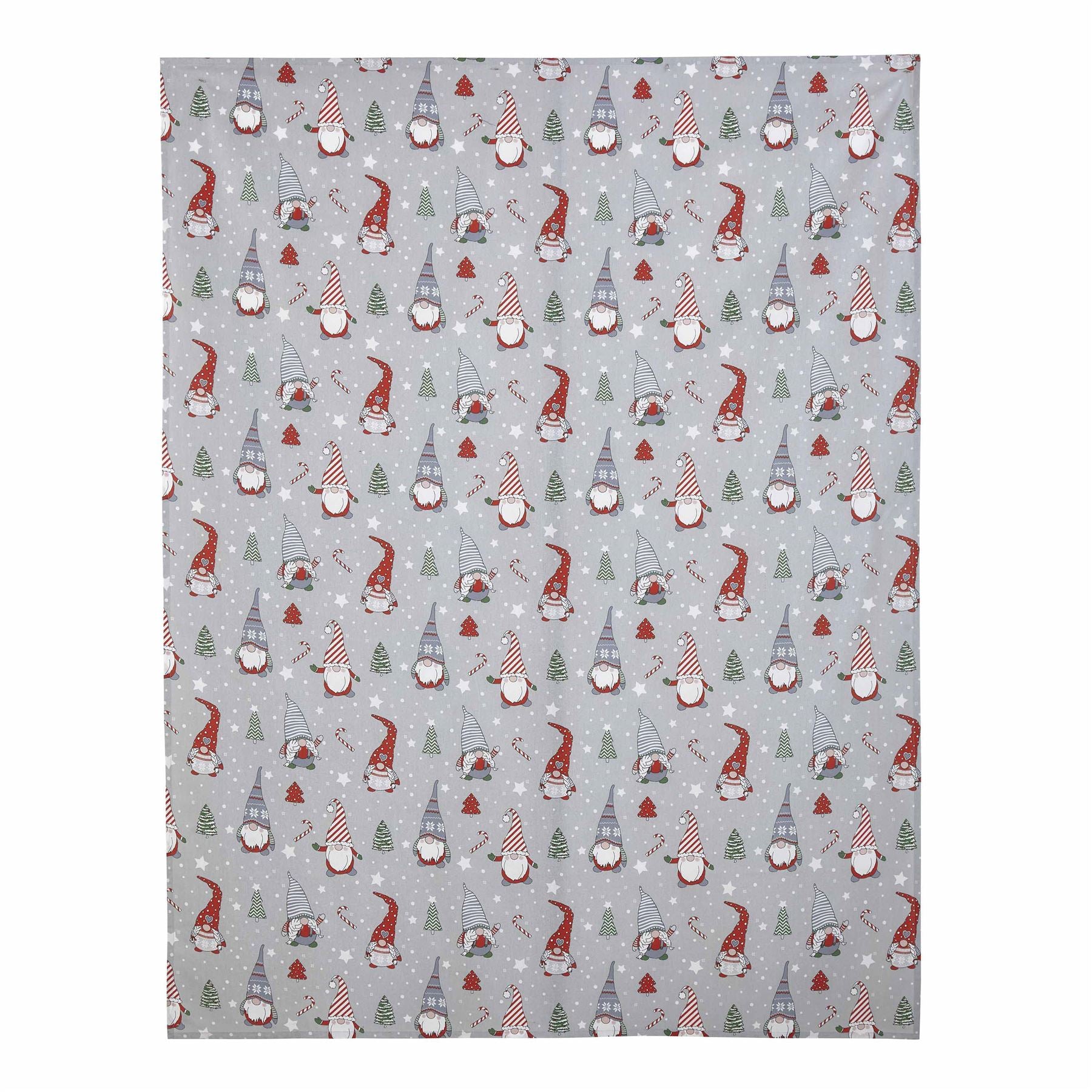 Catherine Lansfield Christmas Festive Gnomes 100% Cotton Tablecloth