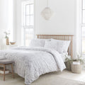 Drift Home Joanna Hand Drawn Floral Print Eco-Friendly Duvet Cover Set