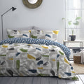Fusion Brushstrokes Abstract Print Easy Care Duvet Cover Set