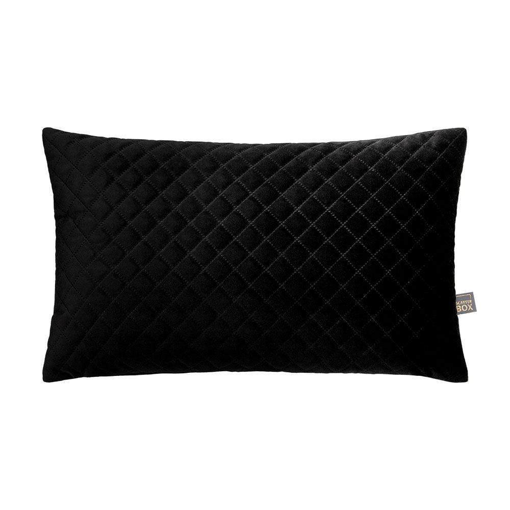 Scatter Box Erin Diamond Geometric Quilted Feather Filled Cushion