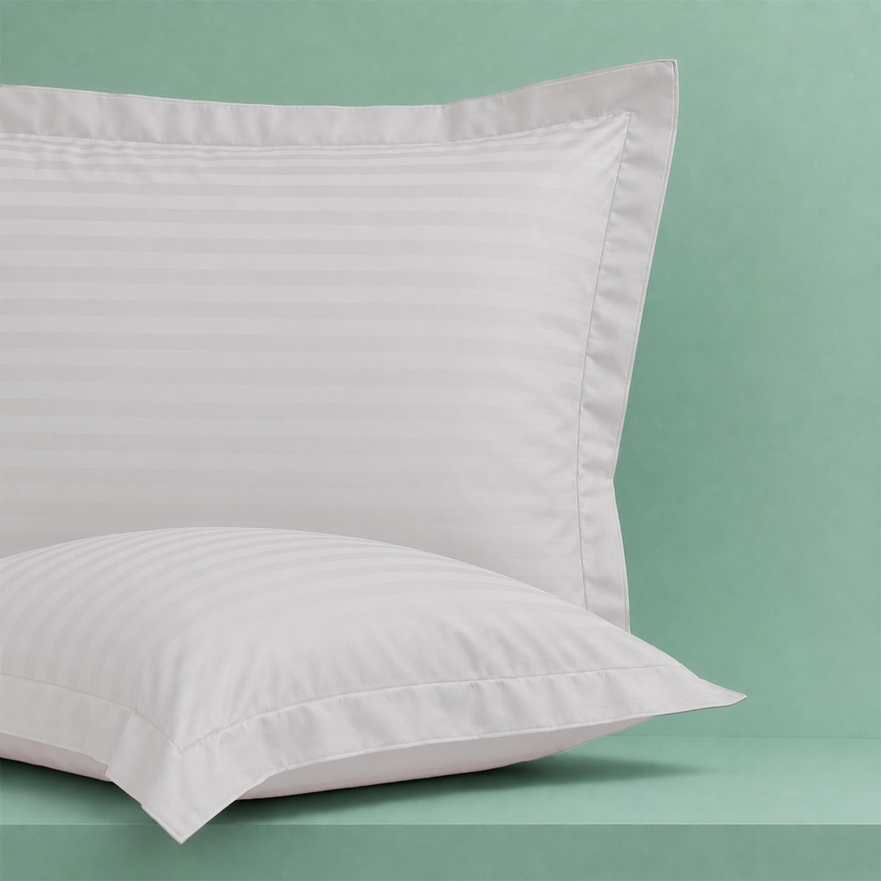 Night Zone Satin Stripe 100% Cotton 250 Thread Count Oxford Pillow Case