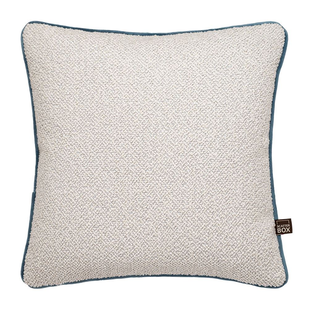 Scatter Box Leighton Textured Woven Feather Filled Piped Edge Cushion