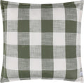 Yard Chesil Check Woven Water Resistant Outdoor Oxford Border Cushion Cover