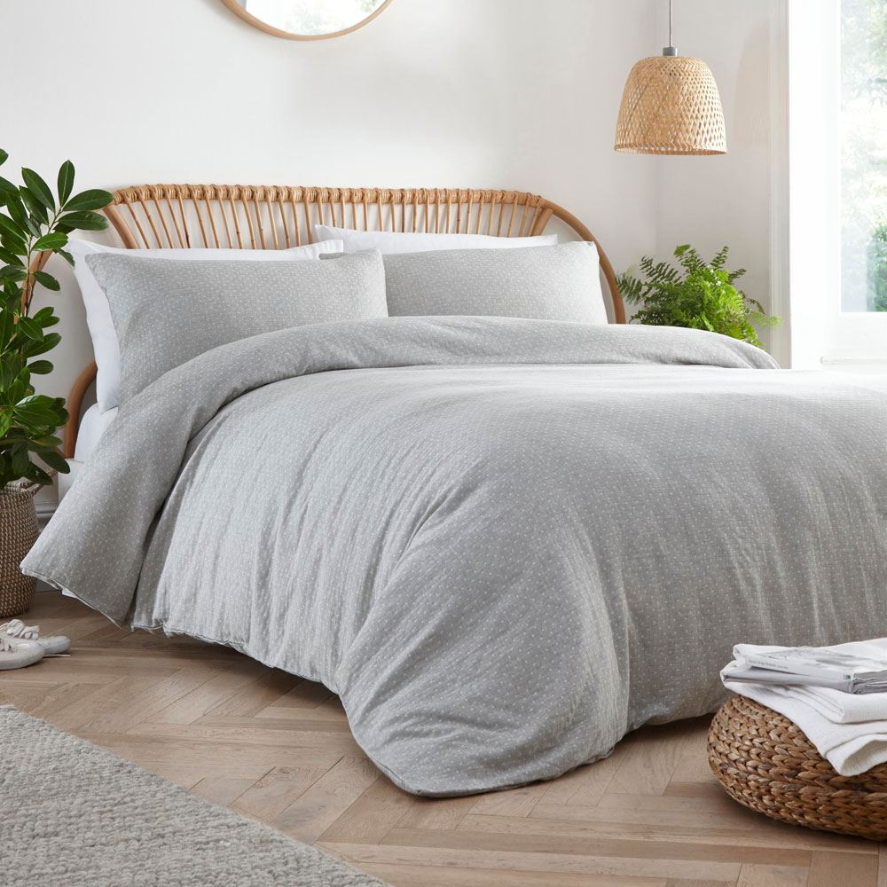 Appletree Loft Naples Squares 100% Cotton Duvet Cover Set