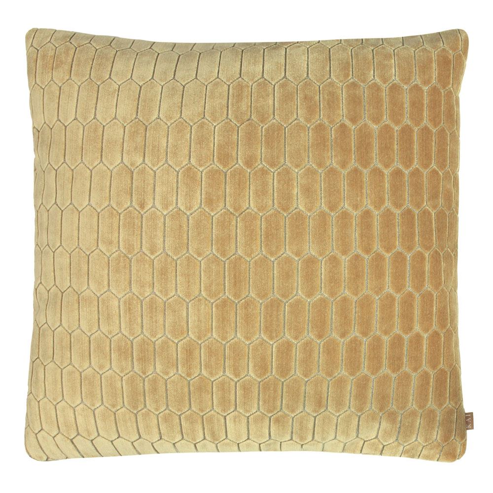 Kai Rialta Embroidery Geometric Velvet Cushion Cover