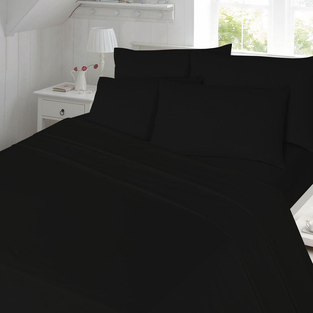 Night Zone Polycotton Percale 180 Thread Count Duvet Cover Set