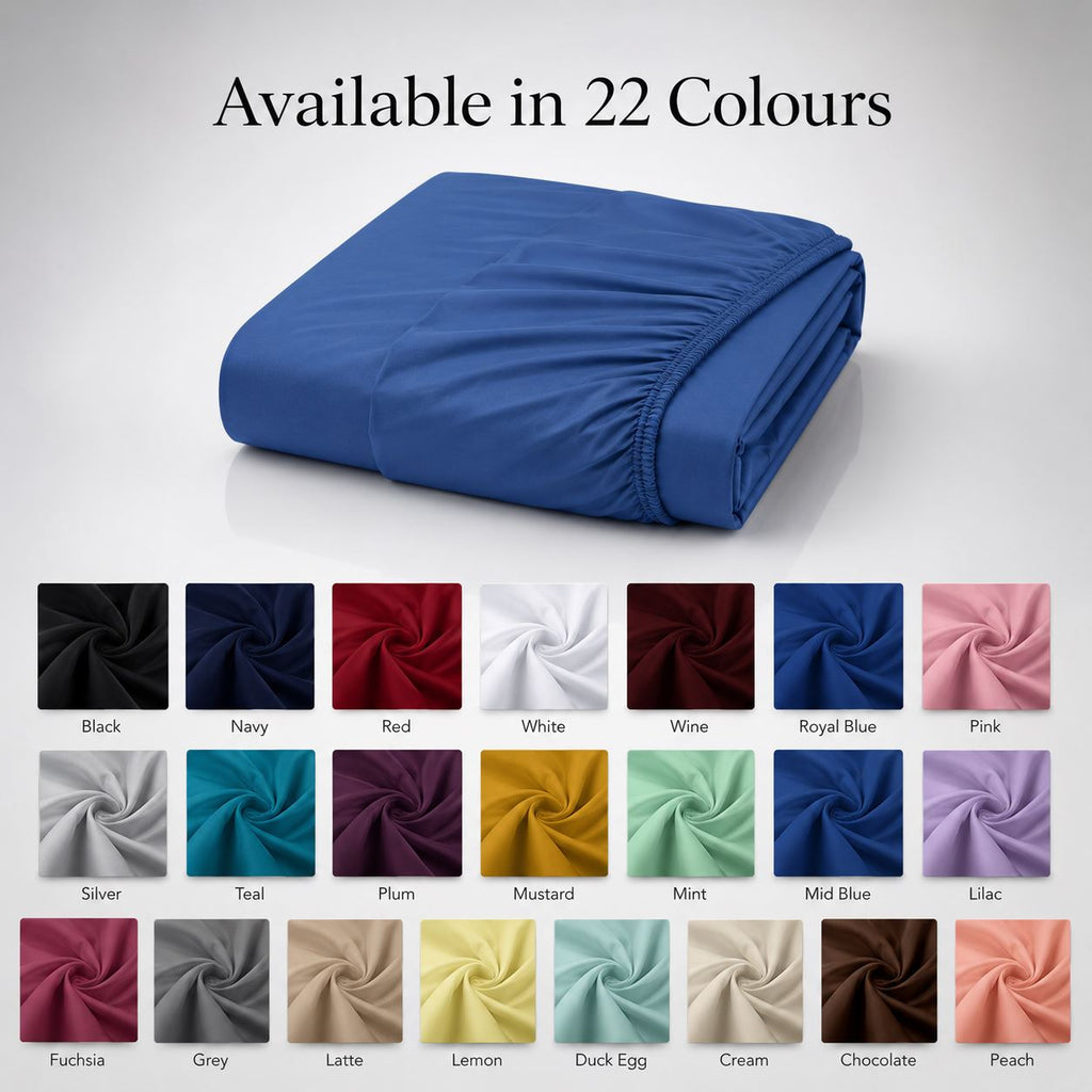 Night Zone Easy-care extra deep fitted sheets