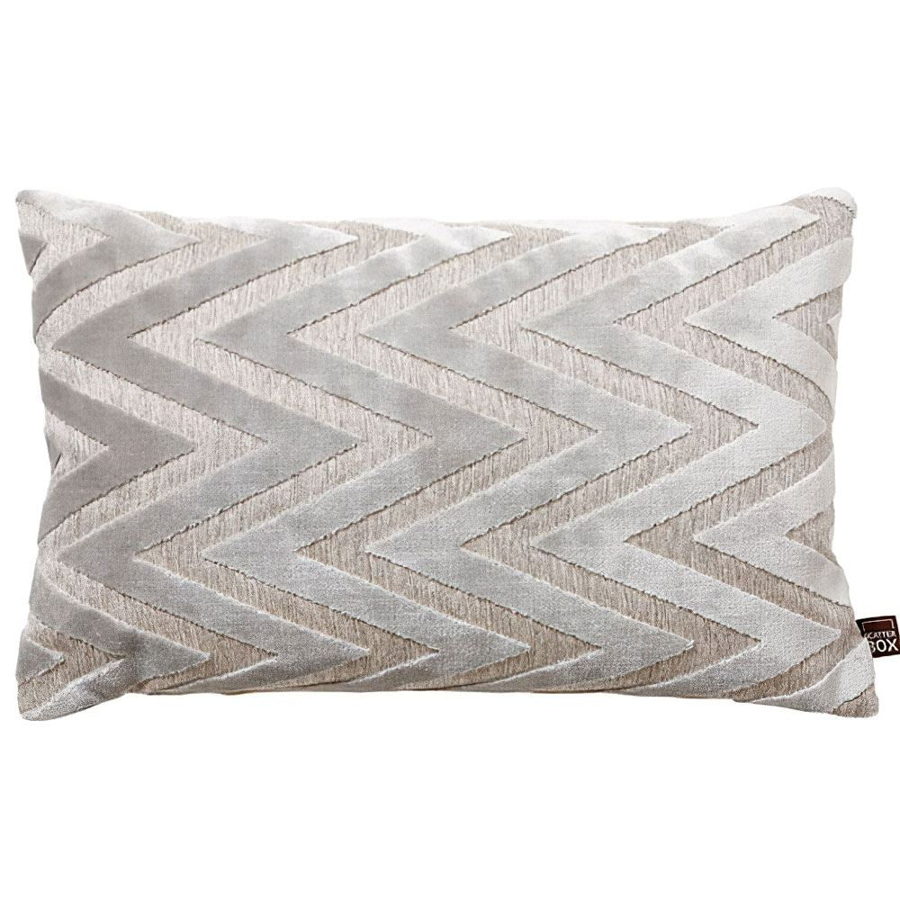 Scatter Box Bowie Cut Velvet Feather Filled Cushion