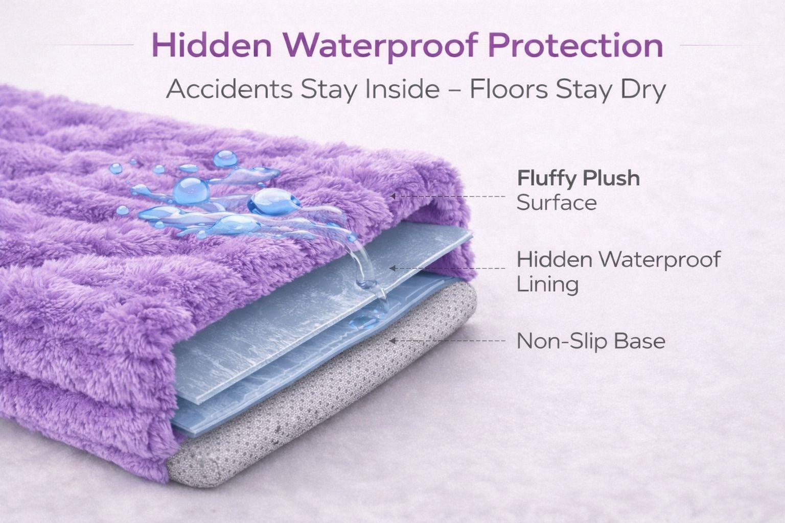 Night Zone Super Soft Plush Square Sofa Pet Bed