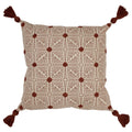 Furn Chia Tufted Geometric Pom Pom Tassel Cushion Cover