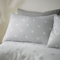 Catherine Lansfield Brushed Spot Standard Pillow Cases