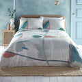 Appletree Style Miro Watercolour Floral Print 100% Cotton Duvet Cover Set