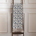 Paoletti Delphine Floral 100% Cotton Tasselled Throw