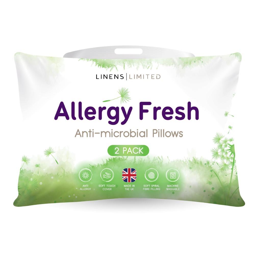 Linens Limited Allergy Fresh Anti Allergy Hollowfibre Pillows